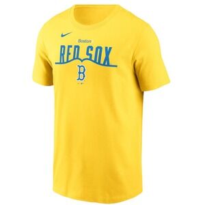 Boston Red Sox Nike City Connect Gold Logo T-Shirt Men's XL